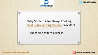 WritingHub-The Best Essay Writing Service Provider in UK