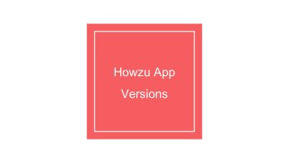 Howzu app version | appkodes