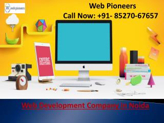 Web Development Company in Noida Sector 63 | Web Pioneers