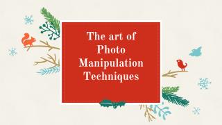The Art of Photo Manipulation Techniques