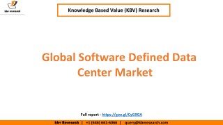 Global Software Defined Data Center Market Growth