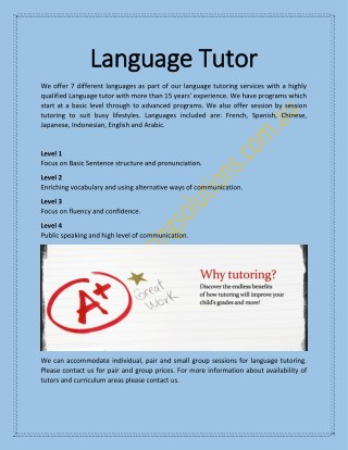 Language Tutor