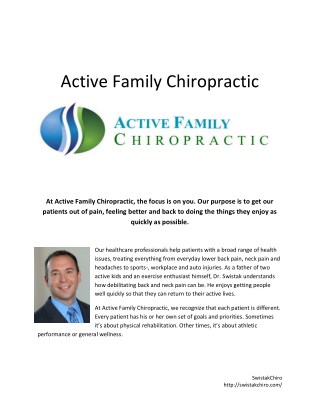 chiropractic treatment rockville