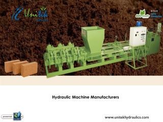 Hydraulic Machine Manufacturers