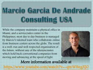Marcio Garcia De Andrade Consulting USA