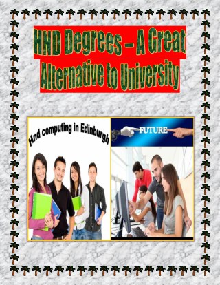 HND Degrees – A Great Alternative to University