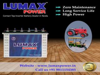 Contact Top Inverter Battery Dealer in Noida