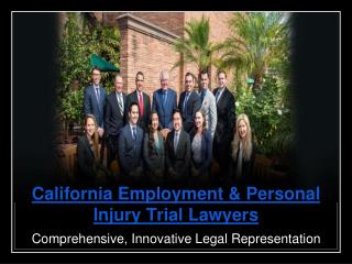 California Employment & Personal Injury Trial Lawyers