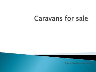 New Caravans for sale in Australia