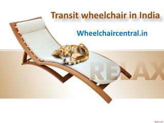 Transit Wheelchair, Buy Transit wheelchair online in India - wheelchaircentral.in