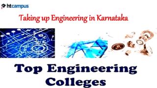 Taking up Engineering in Karnataka