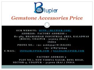 Gemstone accessories price