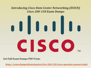 Cisco 200-150 Exam Study Best Guide - 200-150 Exam Questions Dumps4Download