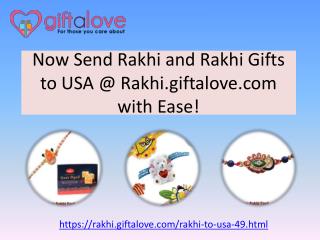 Send Rakhi and Rakhi Gifts to USA