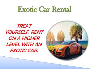 Exotic Car Rental San Diego CA