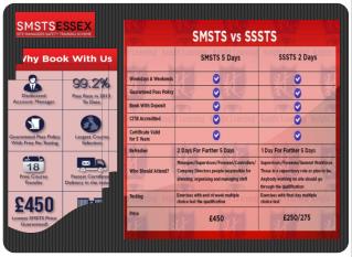 SMSTS Course Centre Essex, London, UK