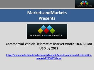 Commercial Vehicle Telematics Market to be Driven by Upgradation of Technologies