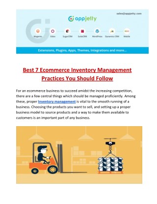 7 Ecommerce Inventory Management Best Practices You Should Follow