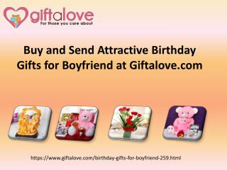 Buy Birthday Gifts for Boyfriend at Giftalove.com