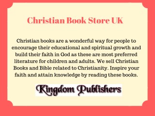 Christian Book Store Uk