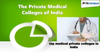 The Private Medical Colleges of India