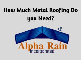 Measure the Edge of the Roof | Alpha Rain