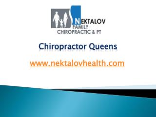 Chiropractor Queens - www.nektalovhealth.com