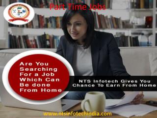 Part Time Jobs in India @ Nts Infotech