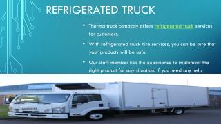 Refrigerated Truck