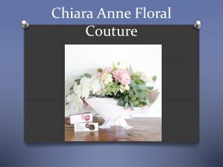 Chiara anne floral couture