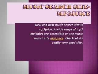 Music Search Site-Mp3juice