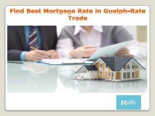 Find Best Mortgage Rate in Guelph