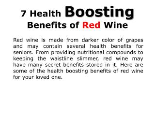 7 Benefits: How Red Wine Improves your Health?