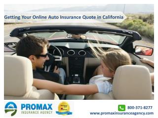 PPT - Online Auto insurance quotes California PowerPoint Presentation