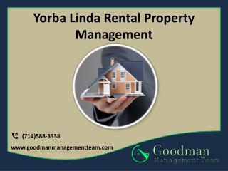 Yorba Linda Rental Property Management