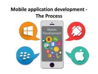 Mobile application development - The Process