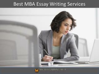 Best MBA Essay Writing Services in UK