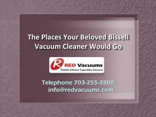 The Places Your Beloved Bissell Vacuum Cleaner Would Go