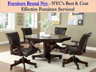 Furniture Rental Nyc - NYC’s Best & Cost Effective Furniture Services!