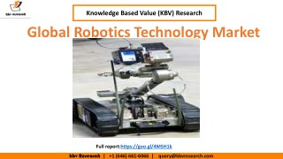 Robotics Technology Market Estimation