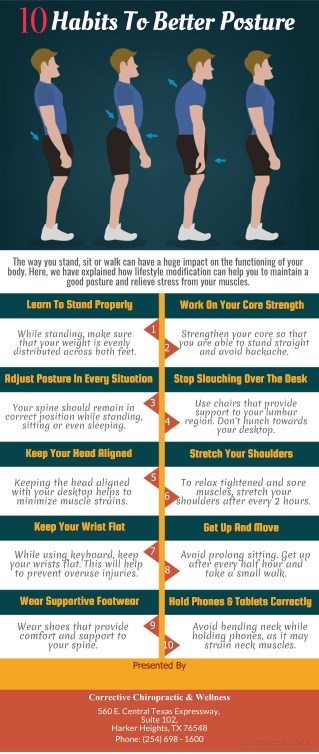 10 Habits To Better Posture
