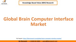 Global Brain Computer Interface Market Analysis