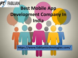 Best mobile app development company in india