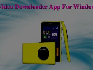 Vidmate Video Downloader App For Windows Phones