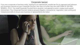 corporate lawyer