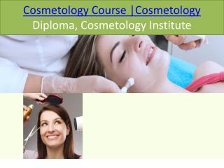 Cosmetology Course | Cosmetology Diploma