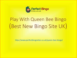 Queen Bee Bingo | New Online Bingo Sites | £70 Free Bingo | 10 Free Spins