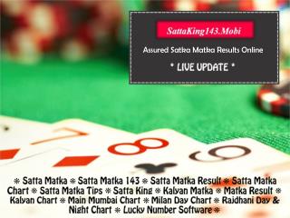 100% Assured Online Matka Results - SattaKing143