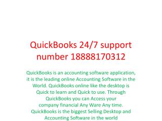 Quickbooks helpline number Quickbooks related Quiries solve yor problem