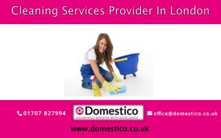Cleaning Services Provider In London - DOMESTICO